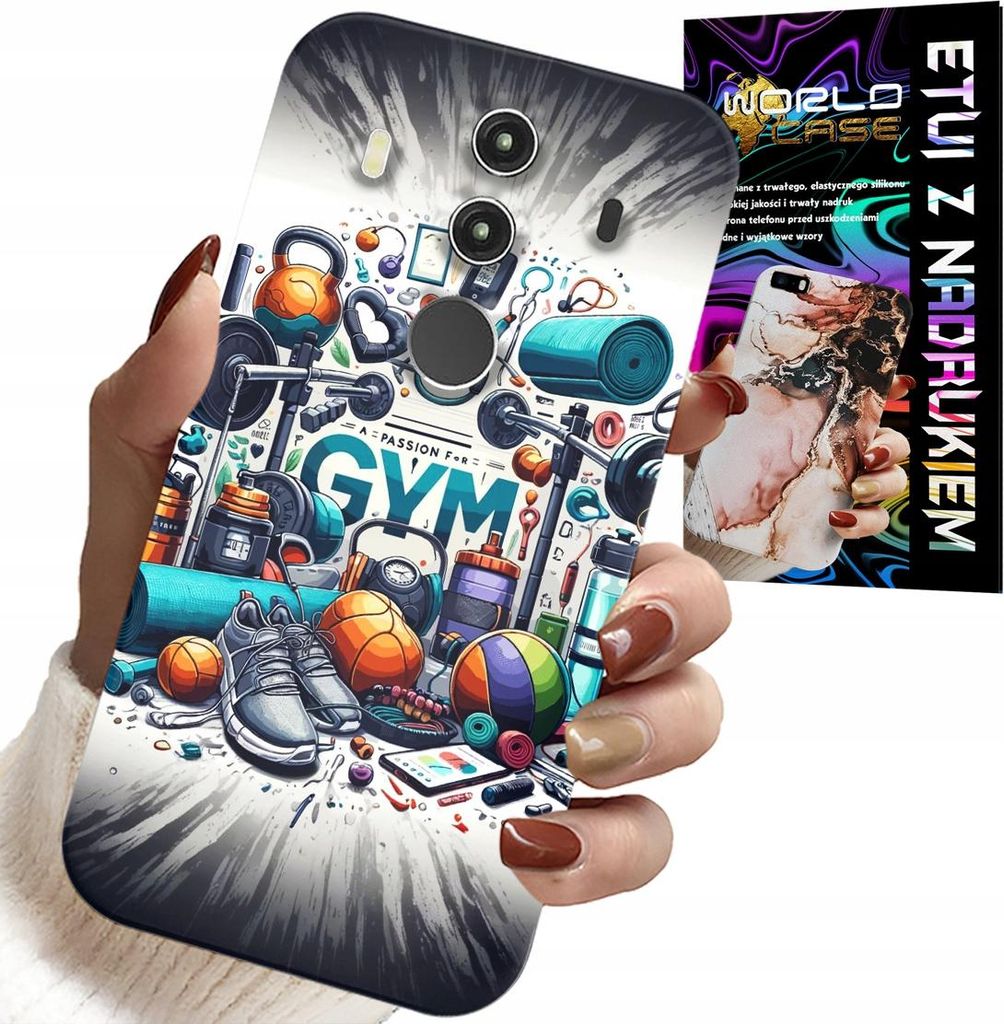 Etui Für Huawei Mate 10 Pro - Gym Fitness Sport Etui + Folie