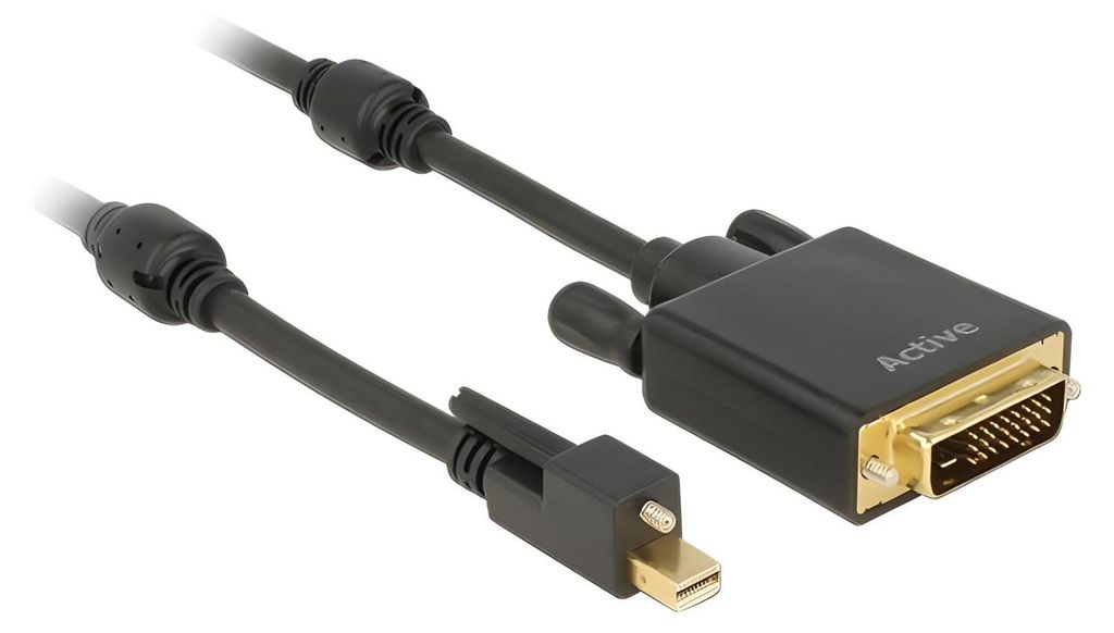 DELOCK Displayport Kabel mini DP 1.2 > DVI(24+1) St/St 5.00m