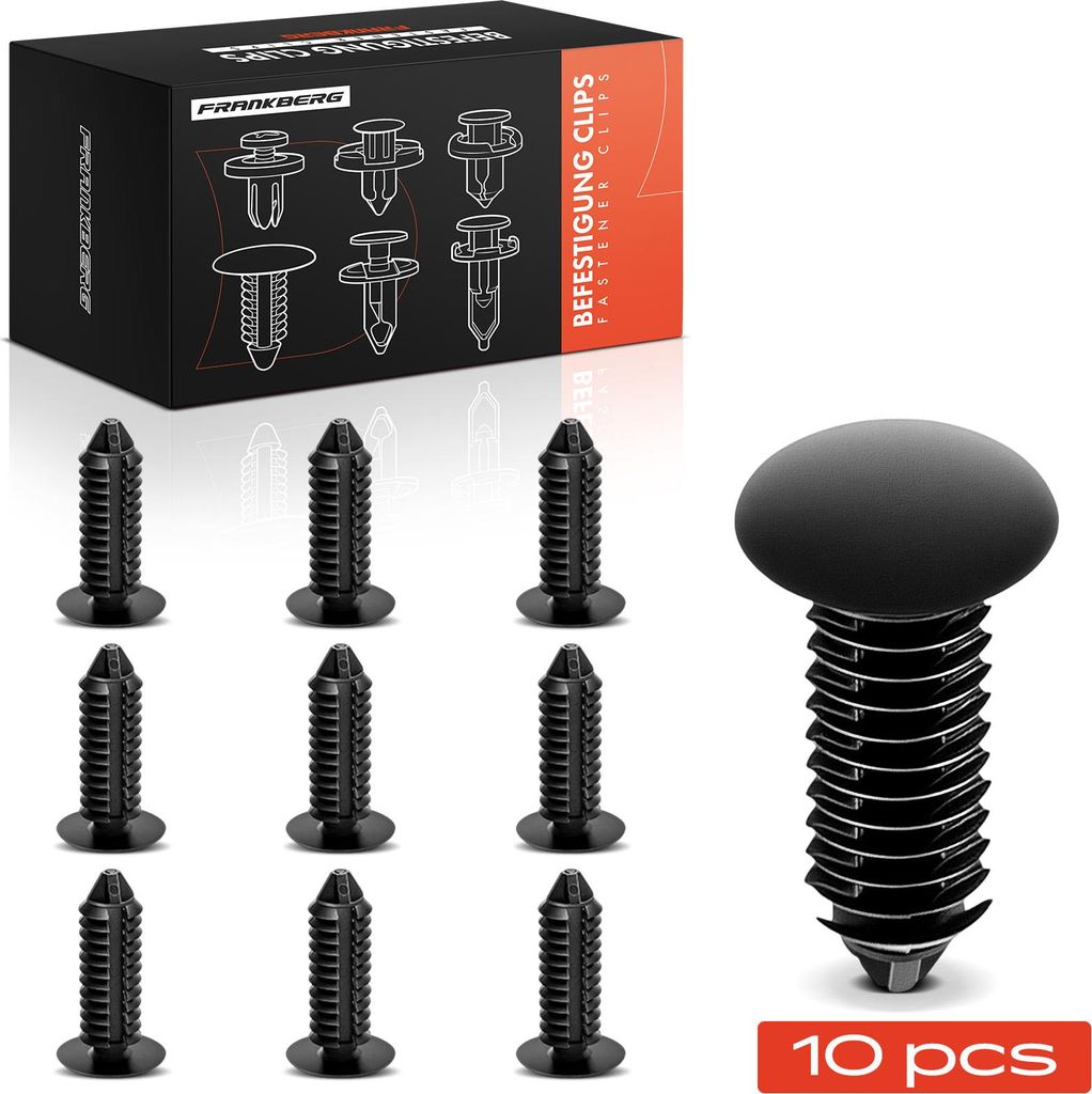Frankberg 10x Befestigungsclips Kofferraum für BMW E36 E46 E90 E91 E81 E87 F20 F21 E34