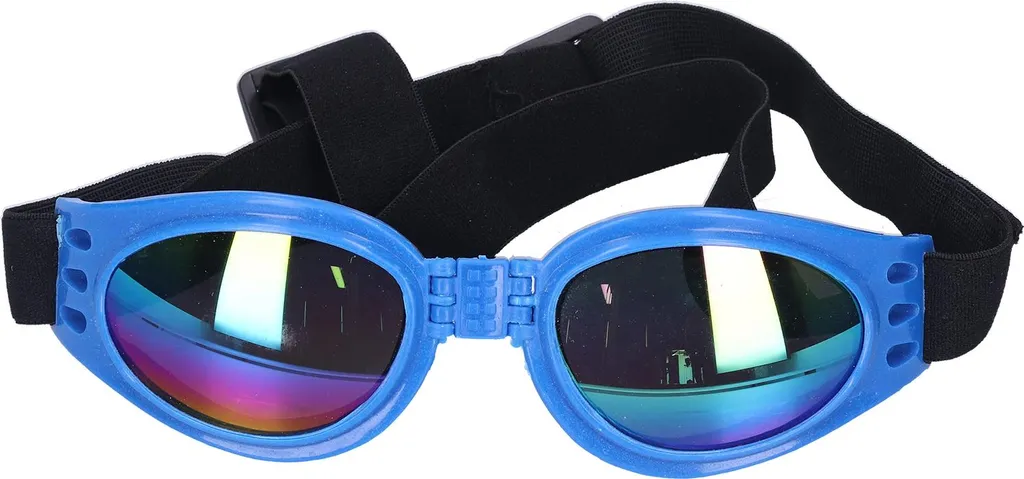 Accessori Estate Cani: Occhiali Blu UV Pieghevoli Taglia Grande