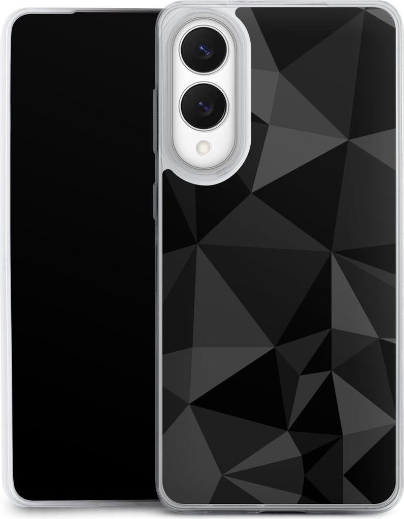 DeinDesign Slim Hülle für Samsung Galaxy S25 Edge Silikon Case Ultra Dünn Handyhülle Abstrakt Geometric Muster