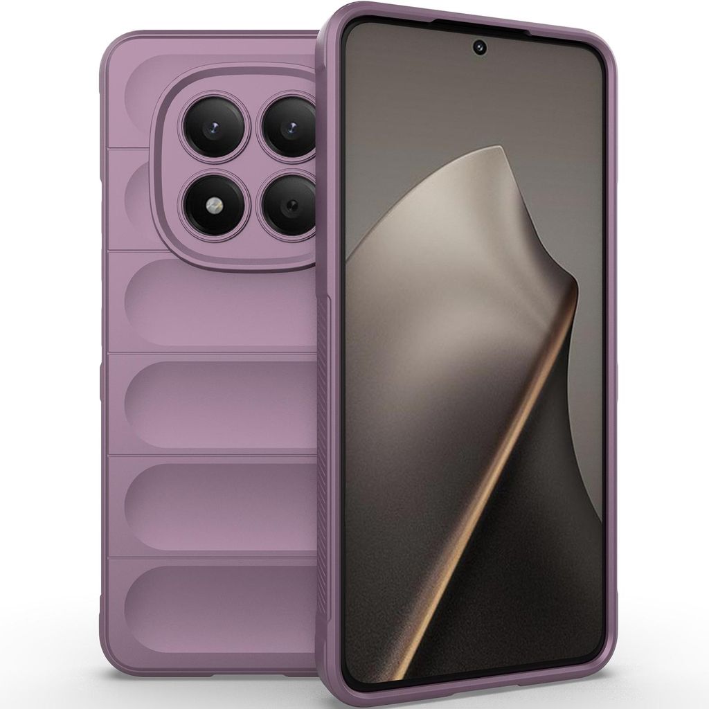 Handyhülle für Xiaomi Redmi Note 15 Pro 4G Weich TPU Silikon Stossfest Anti-rutsch Hülle Lila