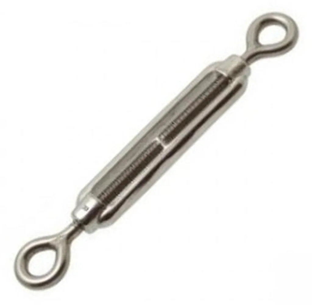 Tendeur 16 mm Inox A4 Qualité Marine D-Work à Double Oeil de Fixation