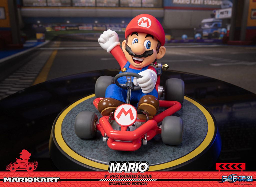Mario Kart Statue PVC Mario Standard Edition 19 cm Image du produit 