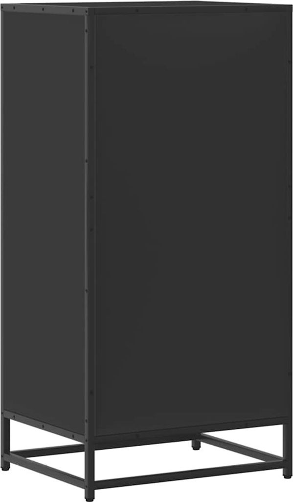 Schuhregal Schwarz 48x38x97,5 cm Holzwerkstoff