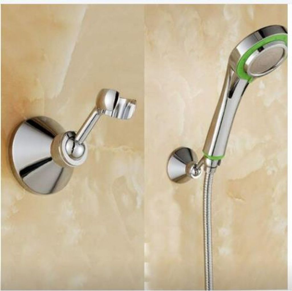 Duschhalterung Ohne Bohren, Kleber Winkel Verstellbar Brausehalter, Wand Montierte Handbrause Halterung, Duschkopfhalterung Ohne Bohren, Duschkopf ...