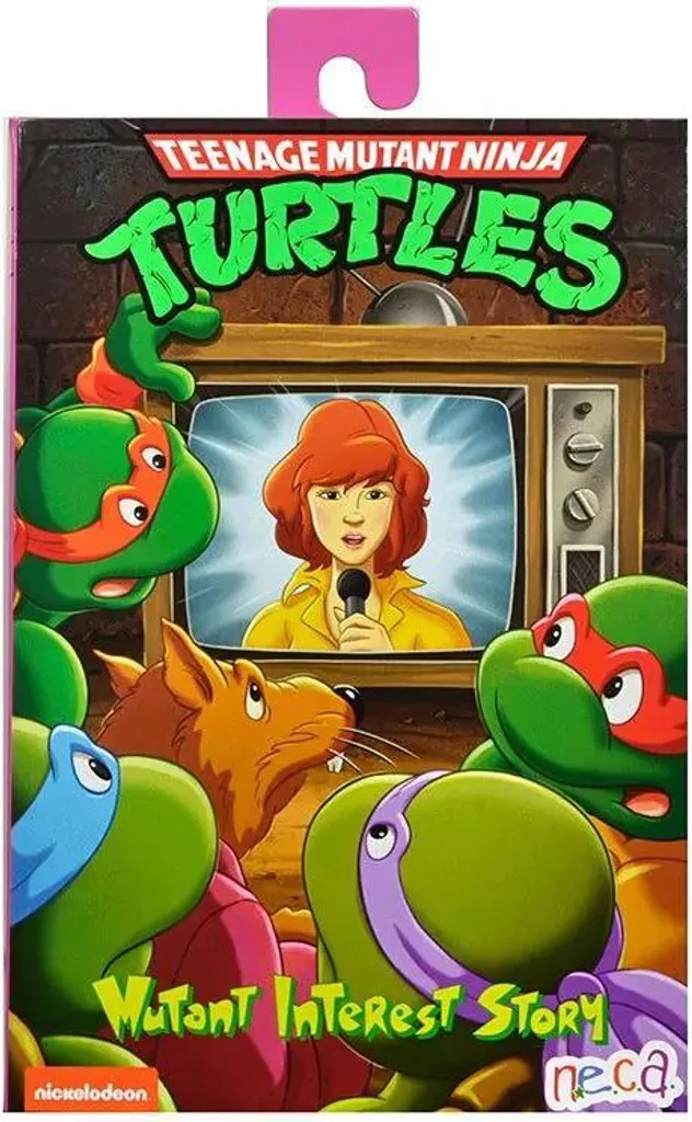 Figurine d'action TMNT April O'Neil articulée pour vitrine