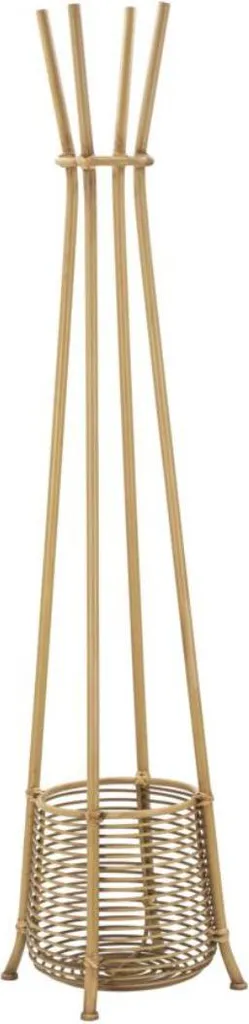 Portemanteau en rotin avec porte-parapluies Panama 49x175cm Naturel