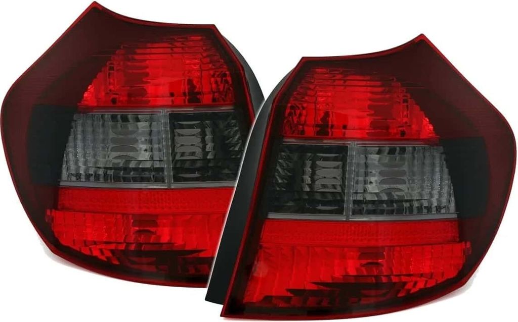 Światła tylne czerwone / czarne LEWE + PRAWE do BMW serii 1 Zdjęcie produktu 