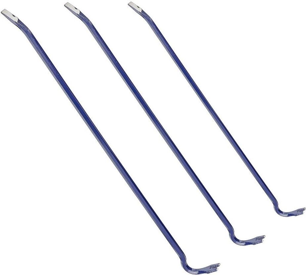 3 Stück Brechstange Hebeleisen Brecheisen Kuhfuß Nageleisen Stemmeisen Nagelzieher 600 750 900 mm