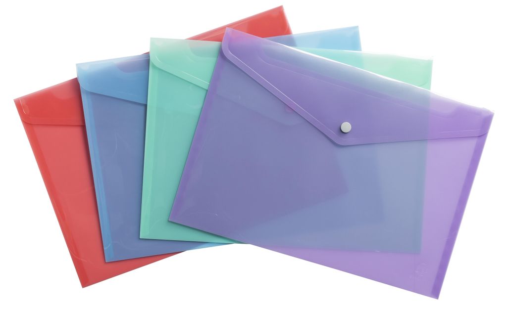 EXACOMPTA Hülle A4 Chromaline Pastell 4 Stück Verkaufseinheit 666429 3130630354505
