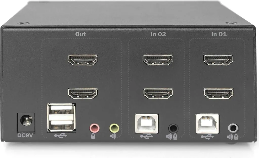 Commutateur KVM 4K Ultra HD Dual Display HDMI - Résolution 60Hz Fluide