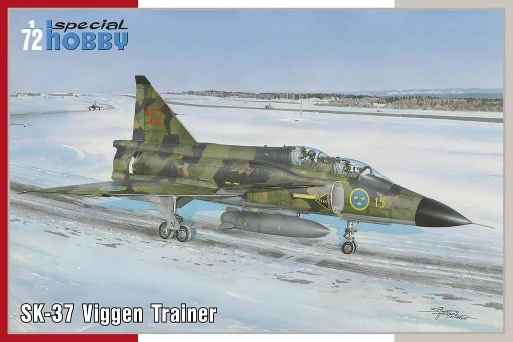 Special Hobby SH72381 SAAB SK-37 Viggen Trainer Maquette Avion 1/72