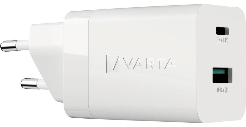 Varta Caricabatterie Speed Charger 38W a 2 porte 1x USB-C, Immagine del prodotto 