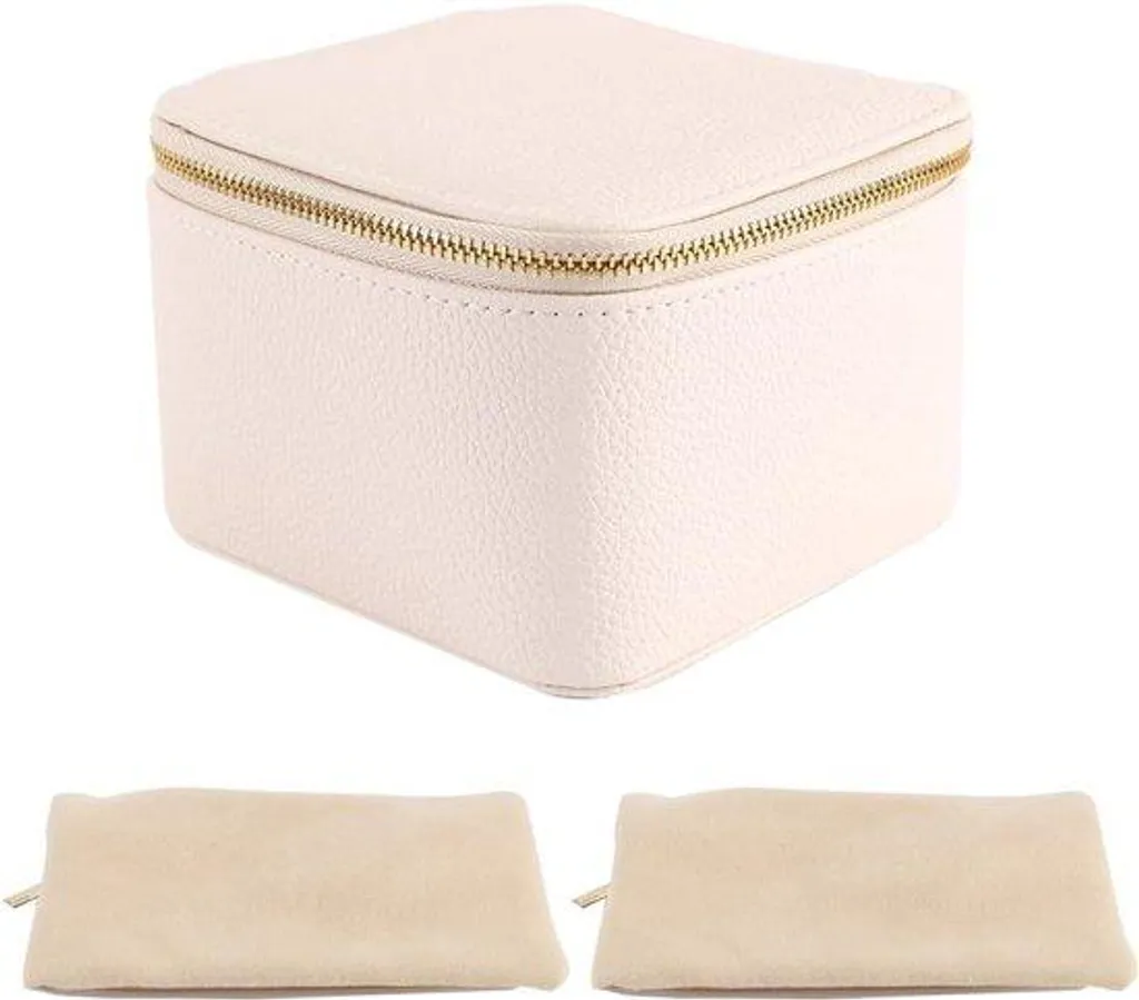 Boîte à bijoux souple et compacte pour rangement de colliers femme