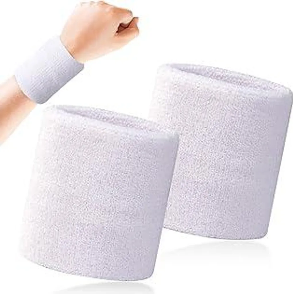 Fascia Polso Antisudore Fitness | 2 Pezzi Polsini Sportivi Running