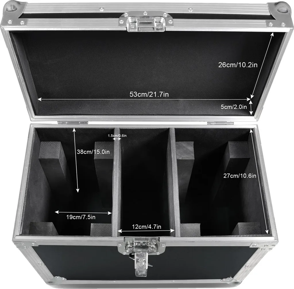 Flightcase de protection Moving Head pour tournée et DJ mobile léger