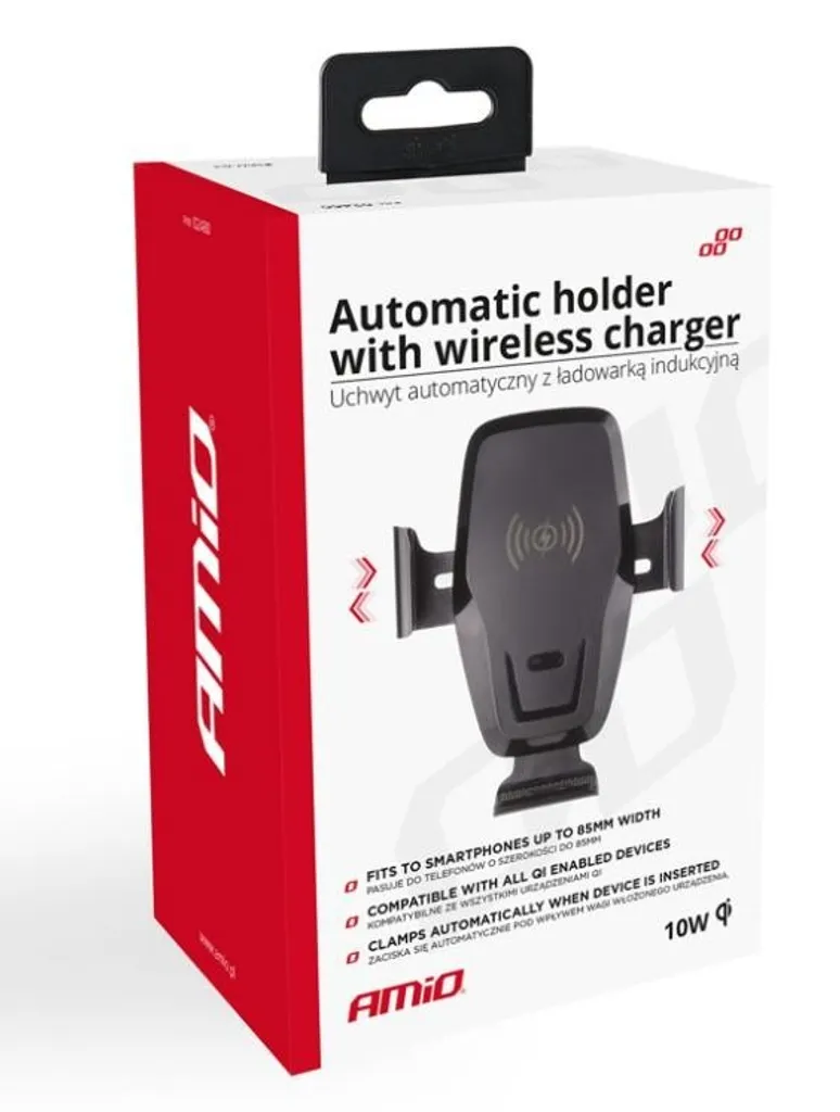 Supporto per telefono da auto a ventosa con caricatore wireless QC 3.0 - 10