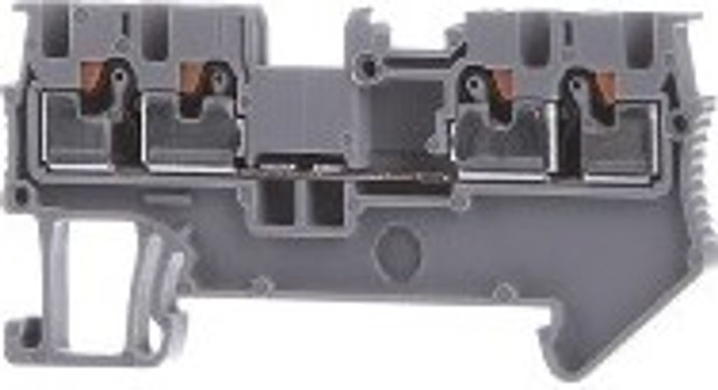 50 Stück Durchgangsklemme 0,14-1,5qmm,grau PT 1,5/S-QUATTRO