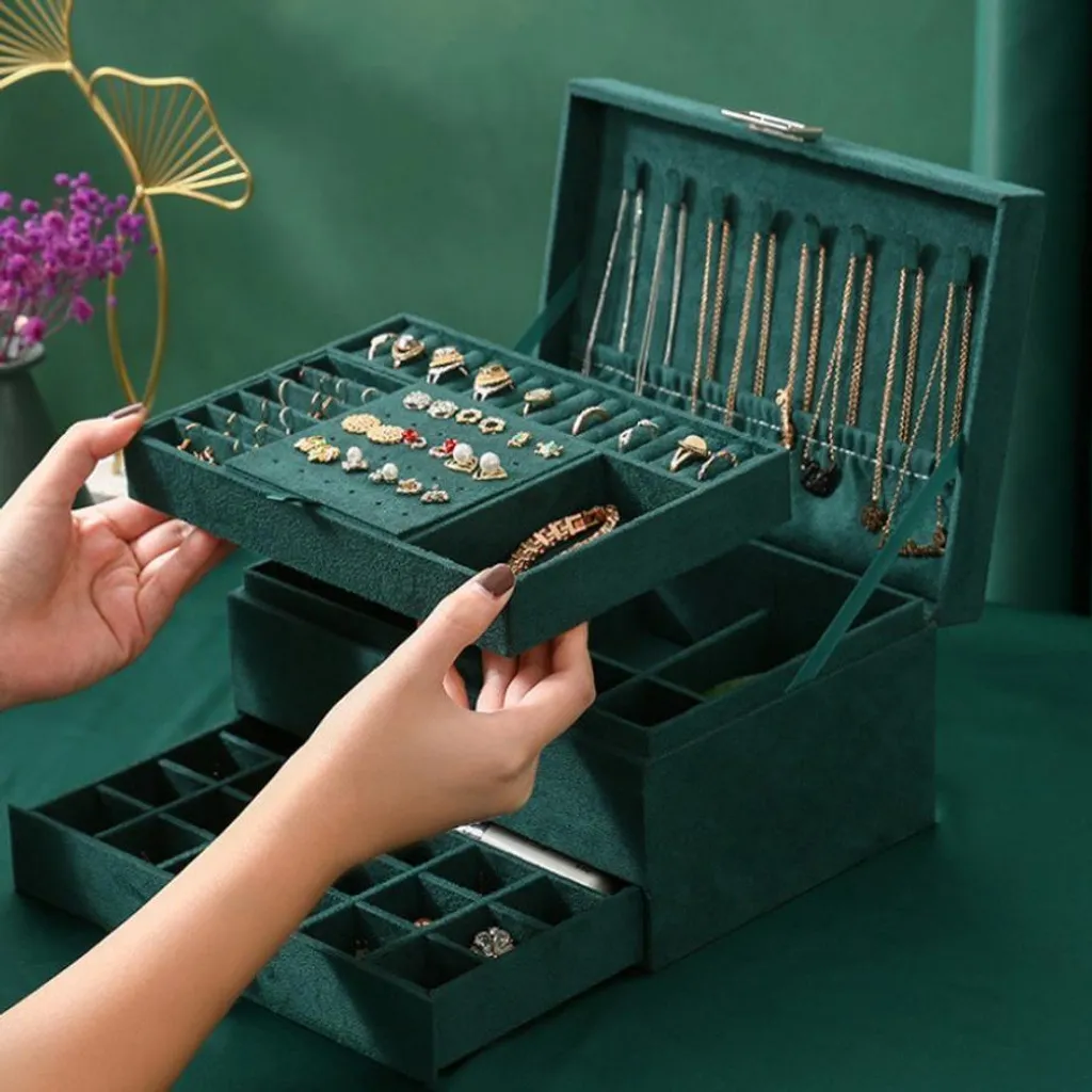 Mallette à bijoux pour le voyage et le rangement de table de nuit - 19