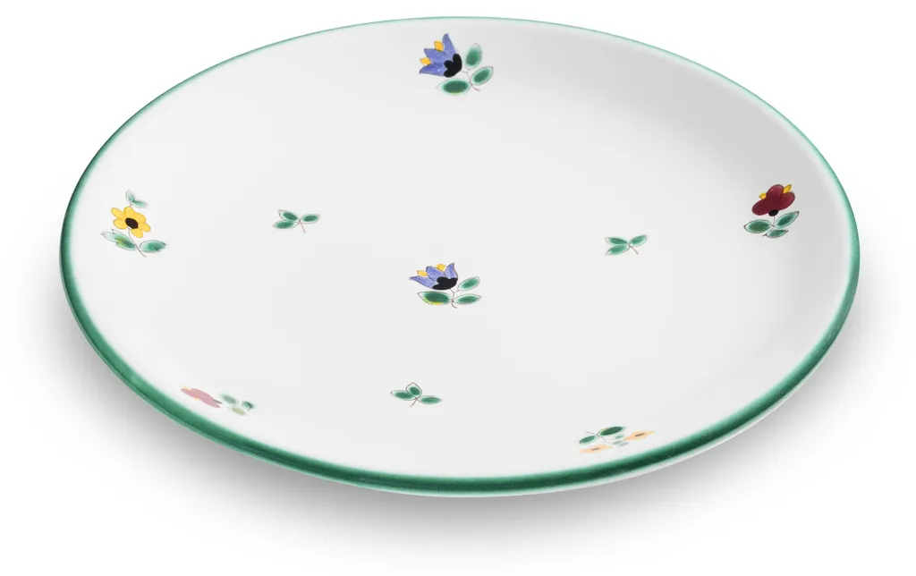 Assiette à dessert robuste et durable Gmundner Keramik 20cm fleurs