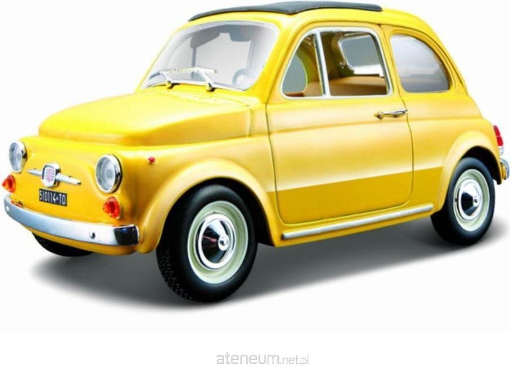 BBURAGO Fiat 500 F 1965, Model samochodu klasycznego, Zdjęcie produktu 