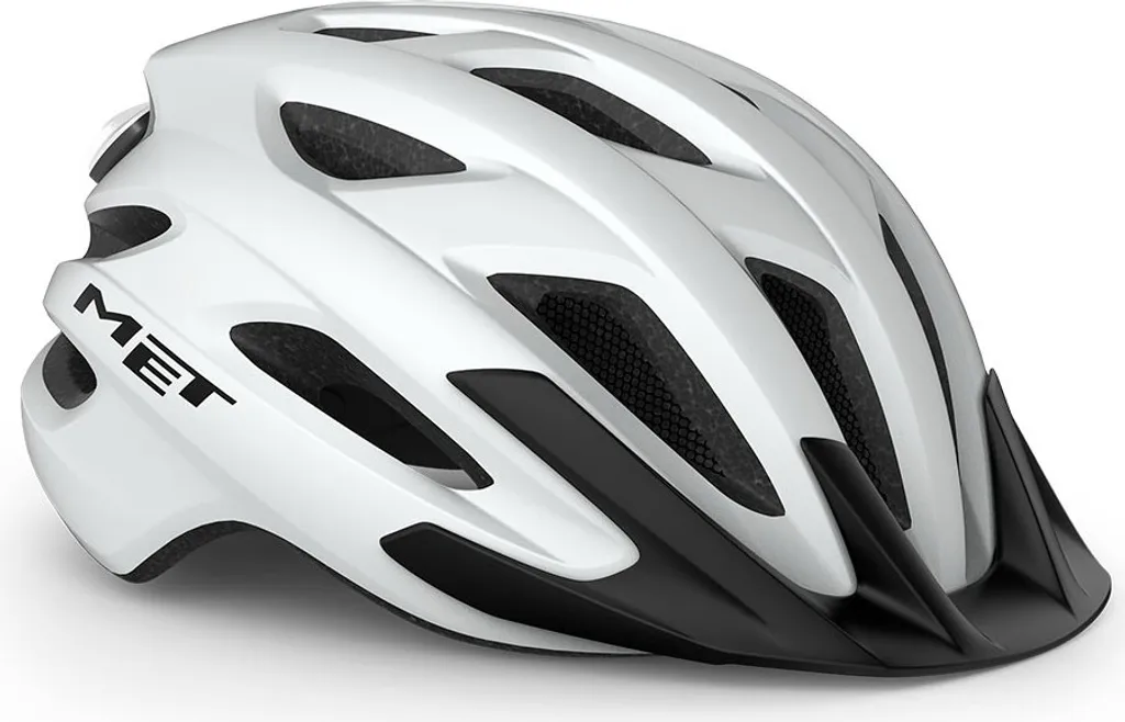 Casque VTT Met Crossover Mips blanc 52-59 cm pour cyclisme polyvalent