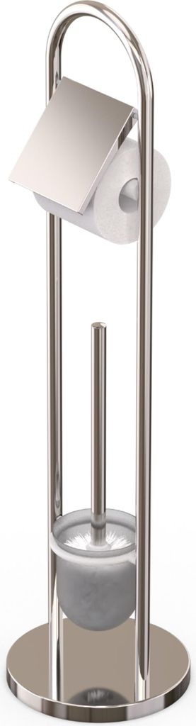 Set da bagno Relaxdays, acciaio inossidabile, A x P: 79 x Immagine del prodotto 
