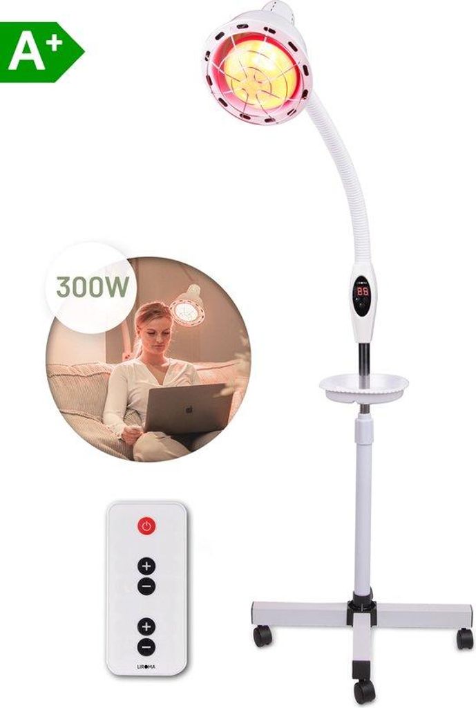 LIROMA® lampe infrarouge 300W sur pied – lampe chaleur Image du produit 