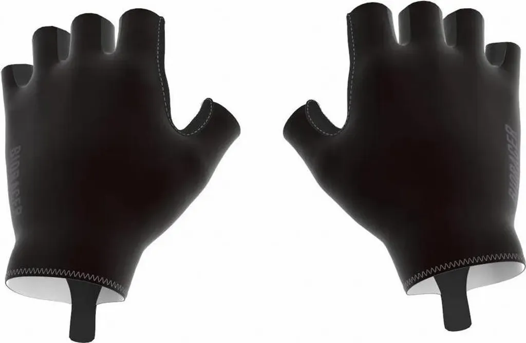 Mitaines de vélo de route respirantes Bioracer Summer Noir en taille L