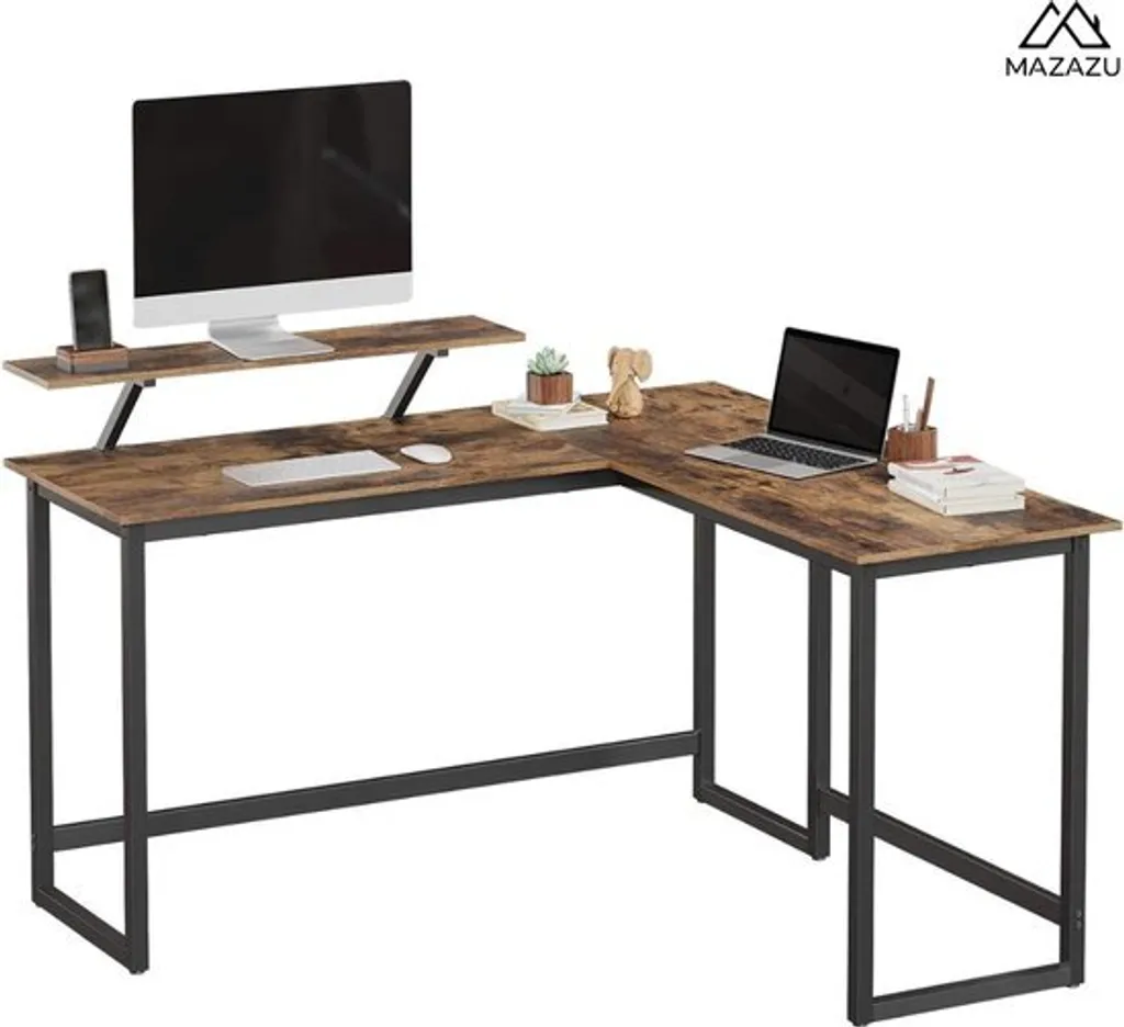Scrivania a L VASAGLE LWD56X | Massima Resa Minima Spesa per il Tuo PC