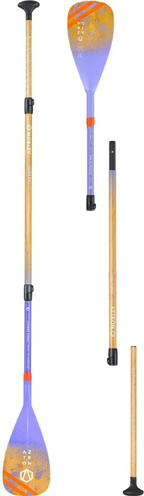 Pagaie Aztron Phase Bamboo Carbon 3 sections : légèreté et rigidité pro