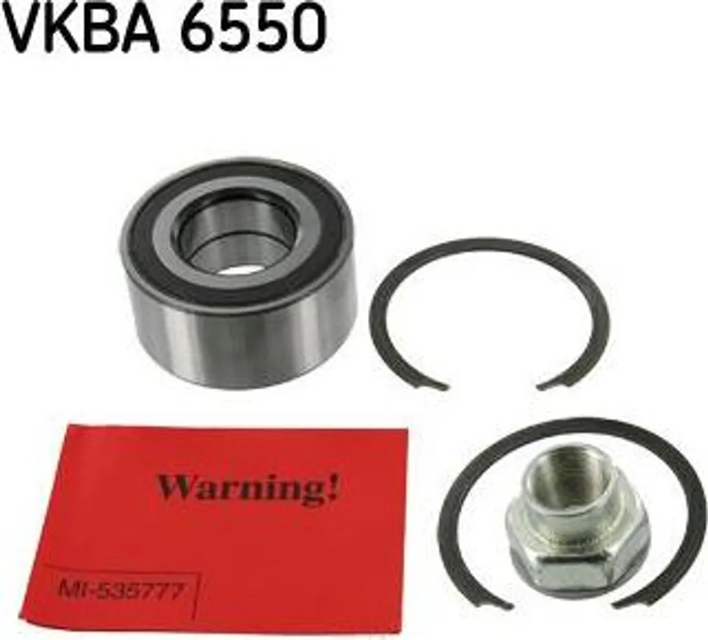 Supprimer Bruit Roulement Opel Corsa avec SKF VKBA 6550 55703172
