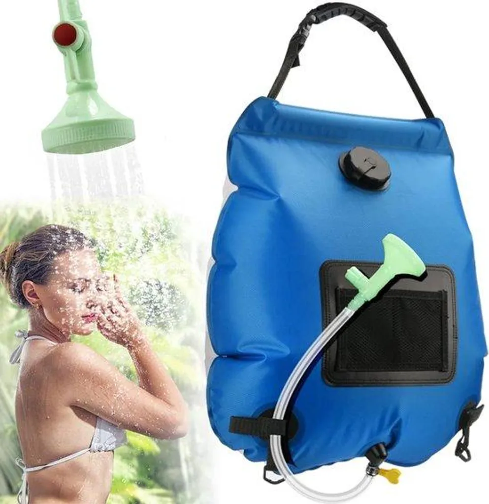 Sac de douche extérieur 20L pour randonnée et activités de plein air