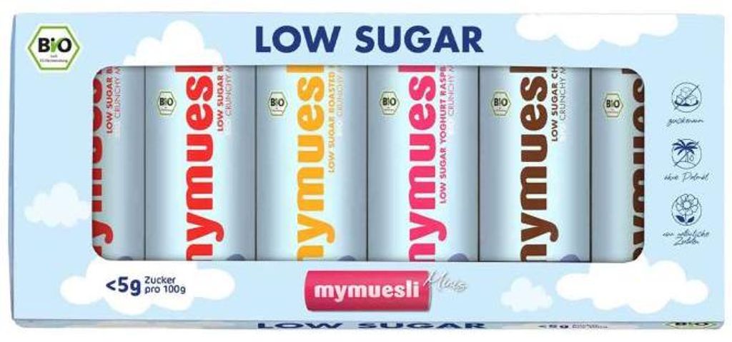 mymuesli Minis Low Sugar Geschenkbox  6x50g Produktbild 