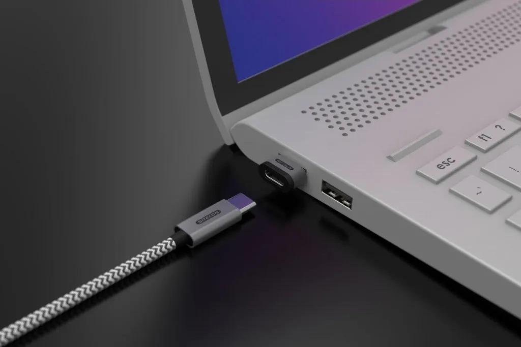 Sitecom AD-1014 adattatore per inversione del genere dei cavi USB-A USB-C Nero, Grigio