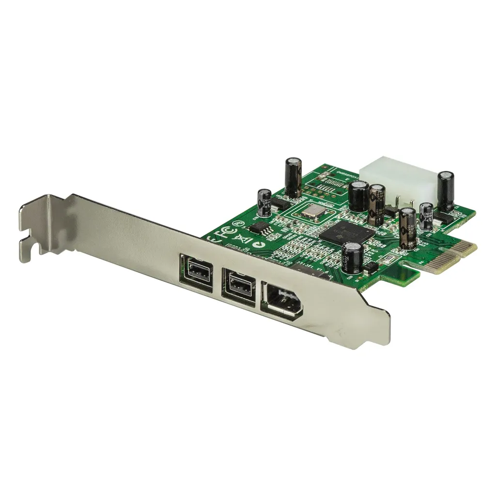 Carte Combo FireWire 3 Ports PCIe avec Chipset Texas Instruments XIO2213B - 3