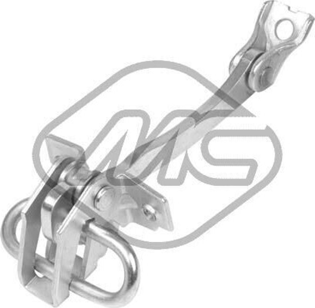 Metalcaucho 43154 Türfeststeller Türfangband für FIAT GRANDE PUNTO (199) Hinten