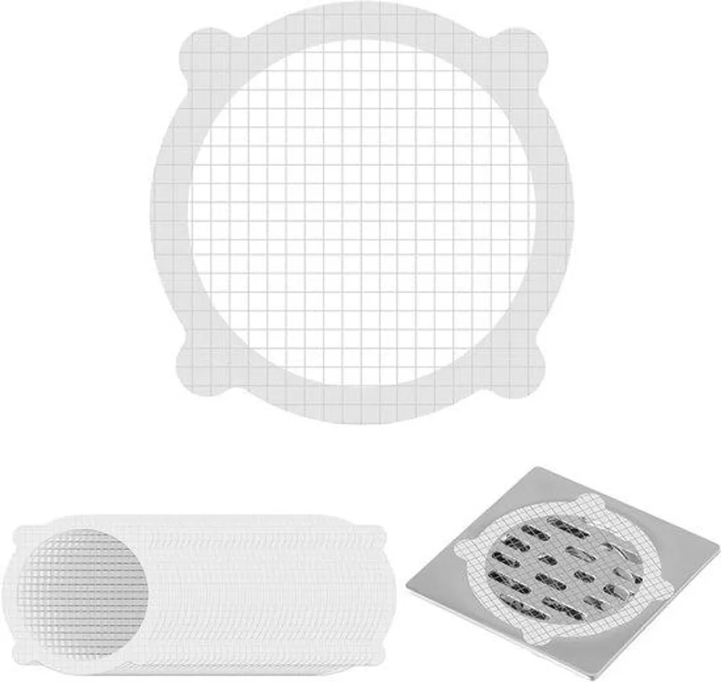 Filtre à cheveux anti-obstruction pour douche et lavabo - Pack de 50