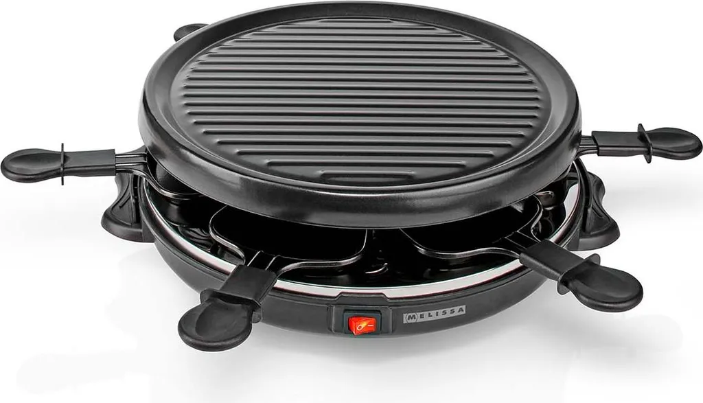 Appareil raclette antiadhésif 6 personnes - Cuisson rapide 800W 29cm