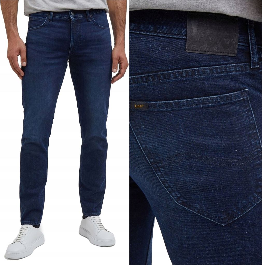 LEE, Herren Jeanshosen, Straight fit, DAREN ZIP FLY, W31 L32, Blau, Jeans, baggyjeans, buggy