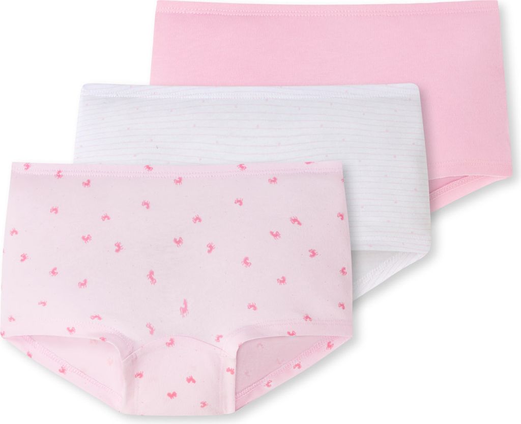 Schiesser Kleinkinder Mädchen 3 er Pack Shorts Gr. 116  Produktbild 