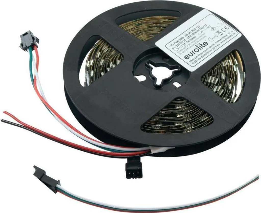 Bandeau LED Pixel 150 RGB 12V 5m Eurolite 50530198 Effets Dynamiques