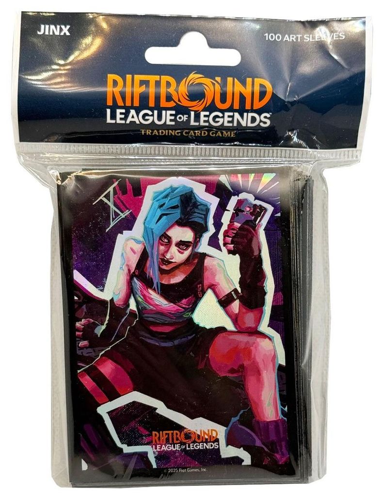 Riftbound TCG: Legends Standard-Hüllen – Jinx-Edition (100er-Set)