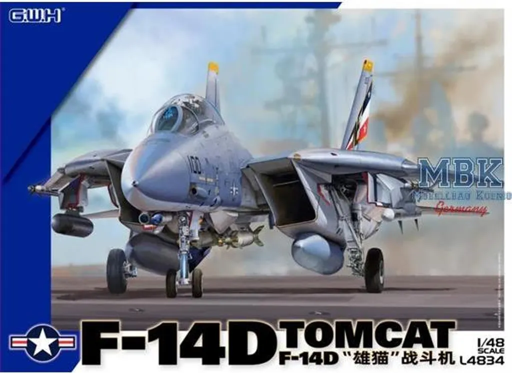 F-14D Tomcat US Navy Great Wall Hobby L4834 Maquette Avion 1/48