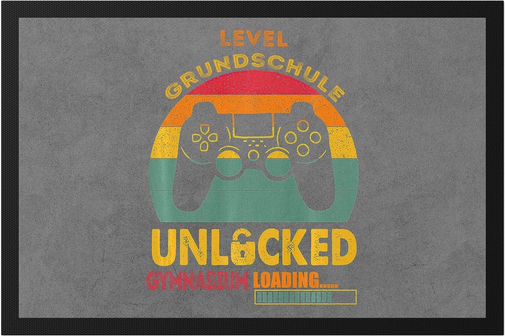 Level Grundschule Unlocked Gymnasium Loading Fußmatte 5. Produktbild 