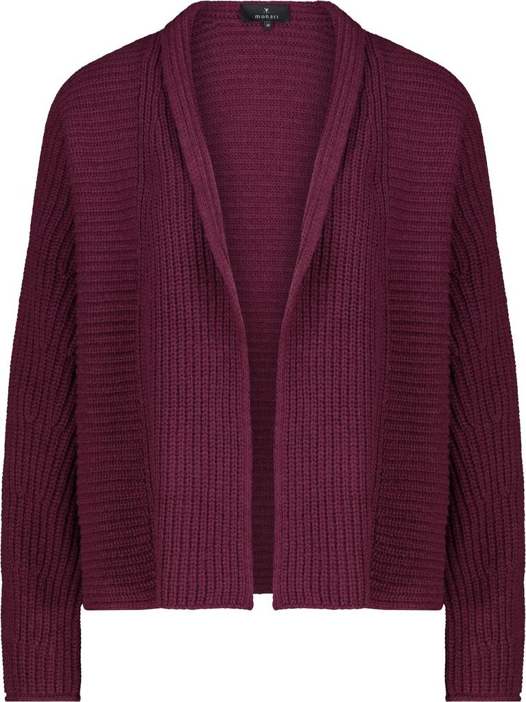 Strickjacke 359 bordeaux Größe 38