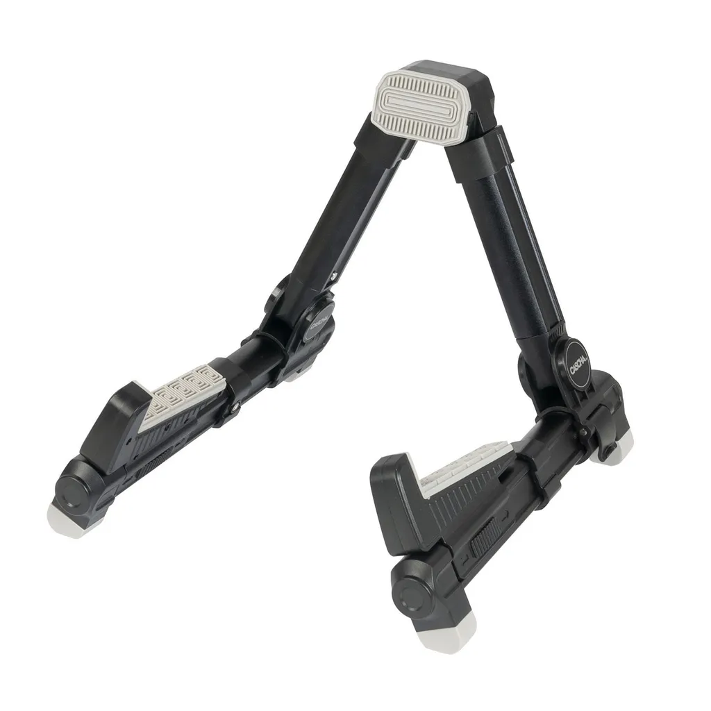 Cascha HH2257 Support pour ukulélé pliable et robuste en bois noir