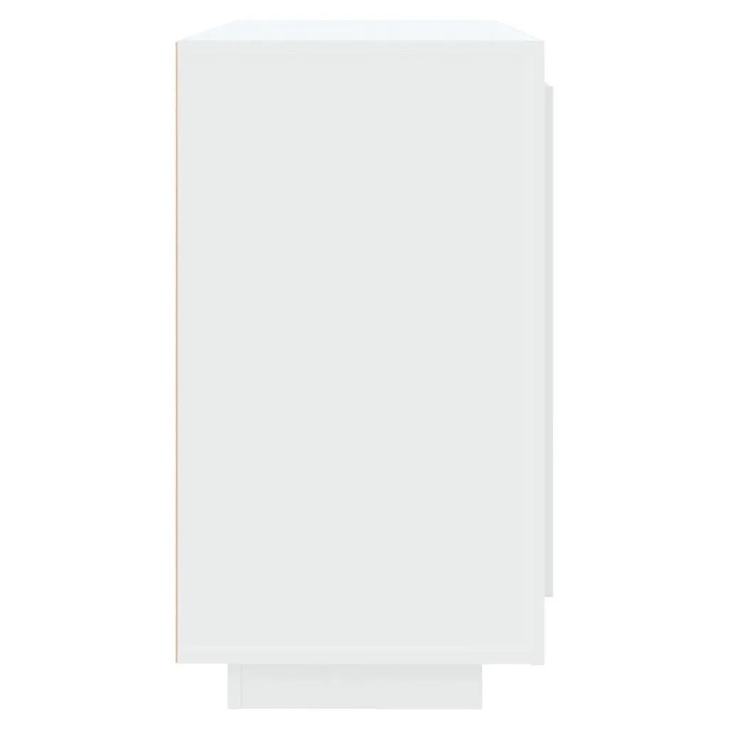 Credenza Bianca Legno Octo1124243 - Vetrina Moderna 80x40x75 cm - 4