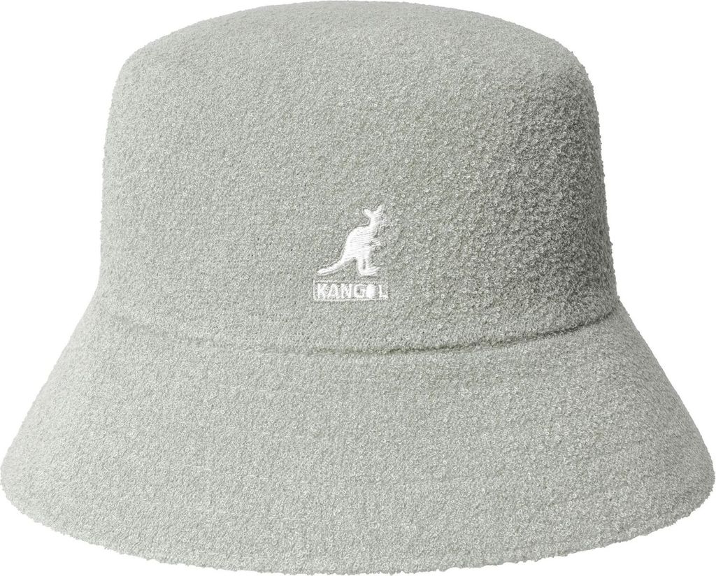 Kangol Frottee Bermuda Bucket Hat Fischerhut mit Logo-Stick